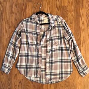 AE pink flannel